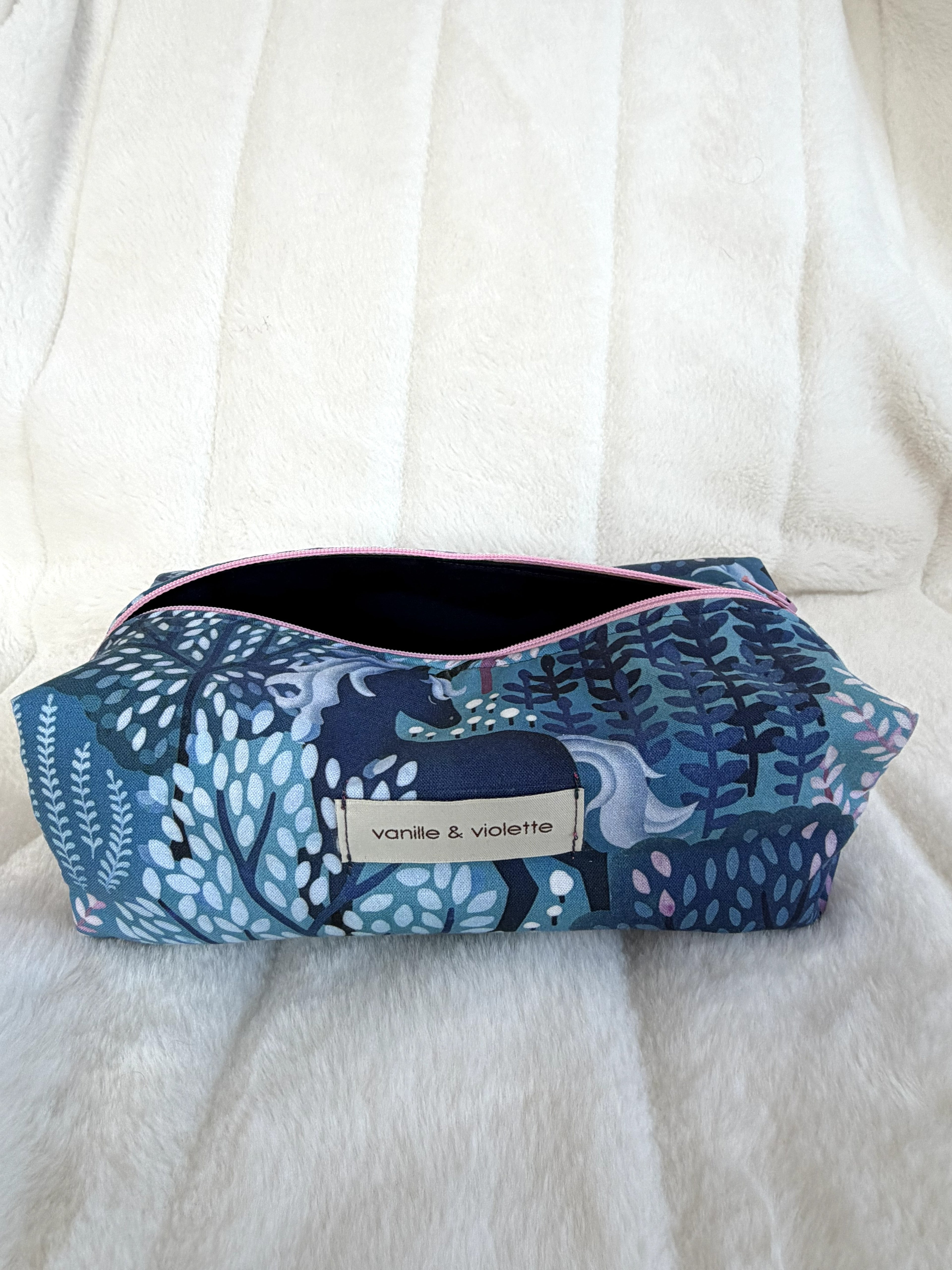 Winter Unicorn | Boxy Pouch