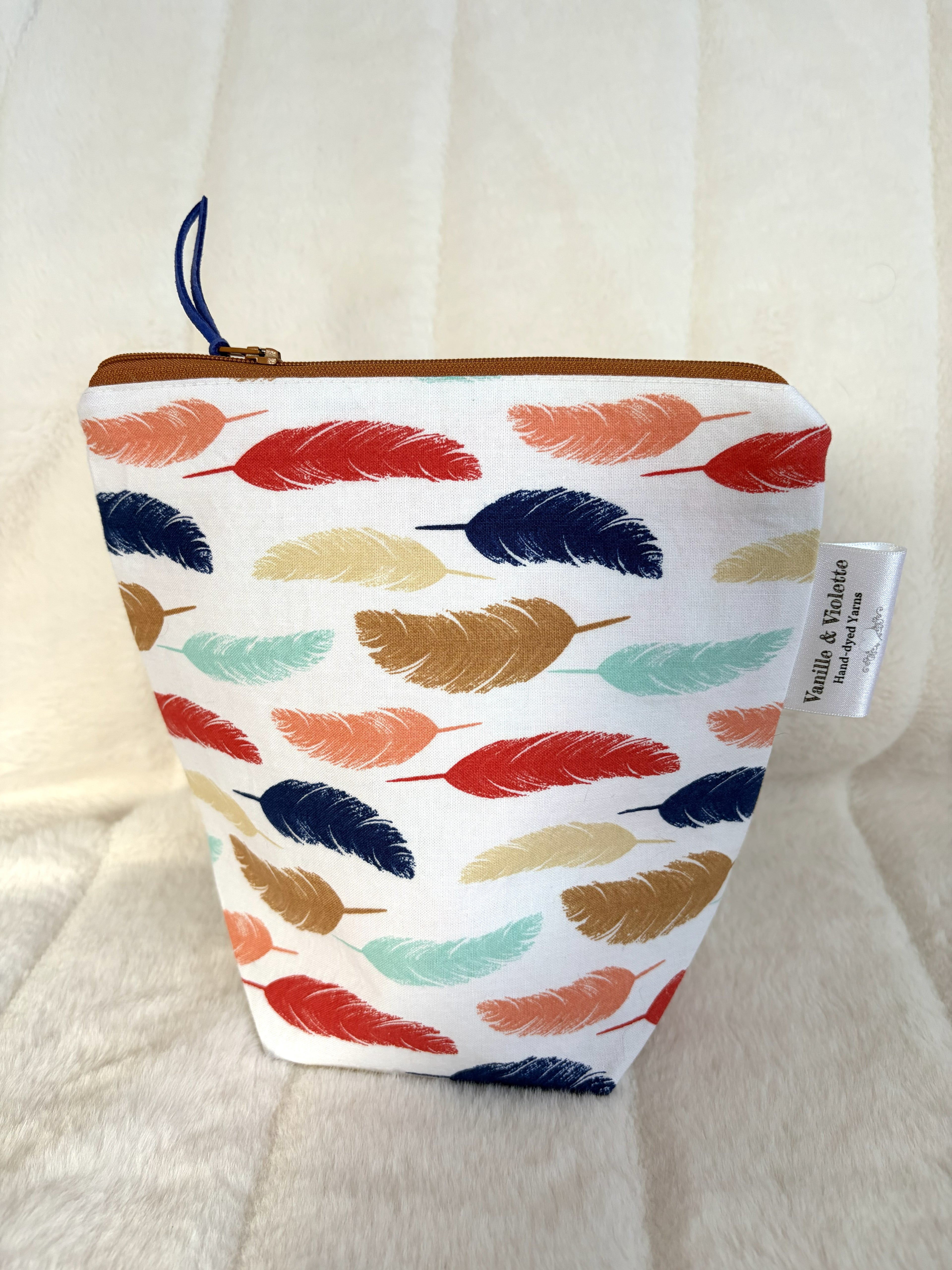 Wispy Feathers | Small Project Bag